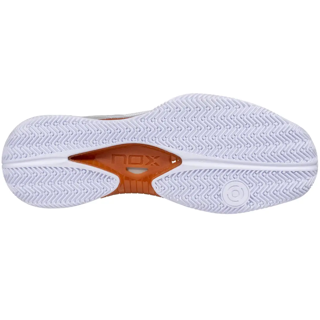 Calzado Lux Nerbo White/Coral Gold