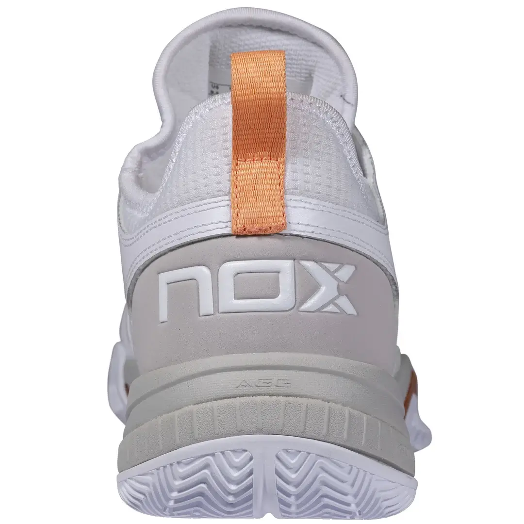 Calzado Lux Nerbo White/Coral Gold