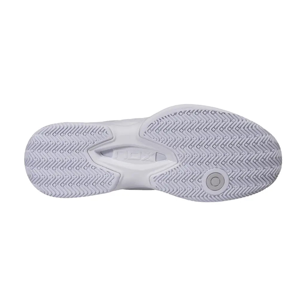 calzado de padel nox at10 pro blanco gris 4 Calzado de Pádel Nox AT10 Pro Blanco/Gris
