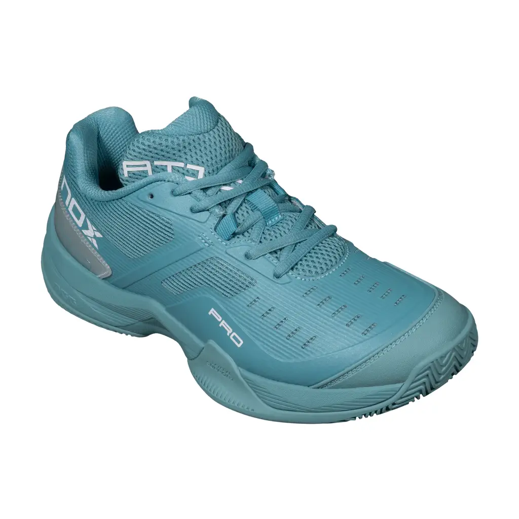 calzado de padel nox at10 pro turquoise white 1 Calzado de Pádel Nox AT10 Pro Turquoise/White