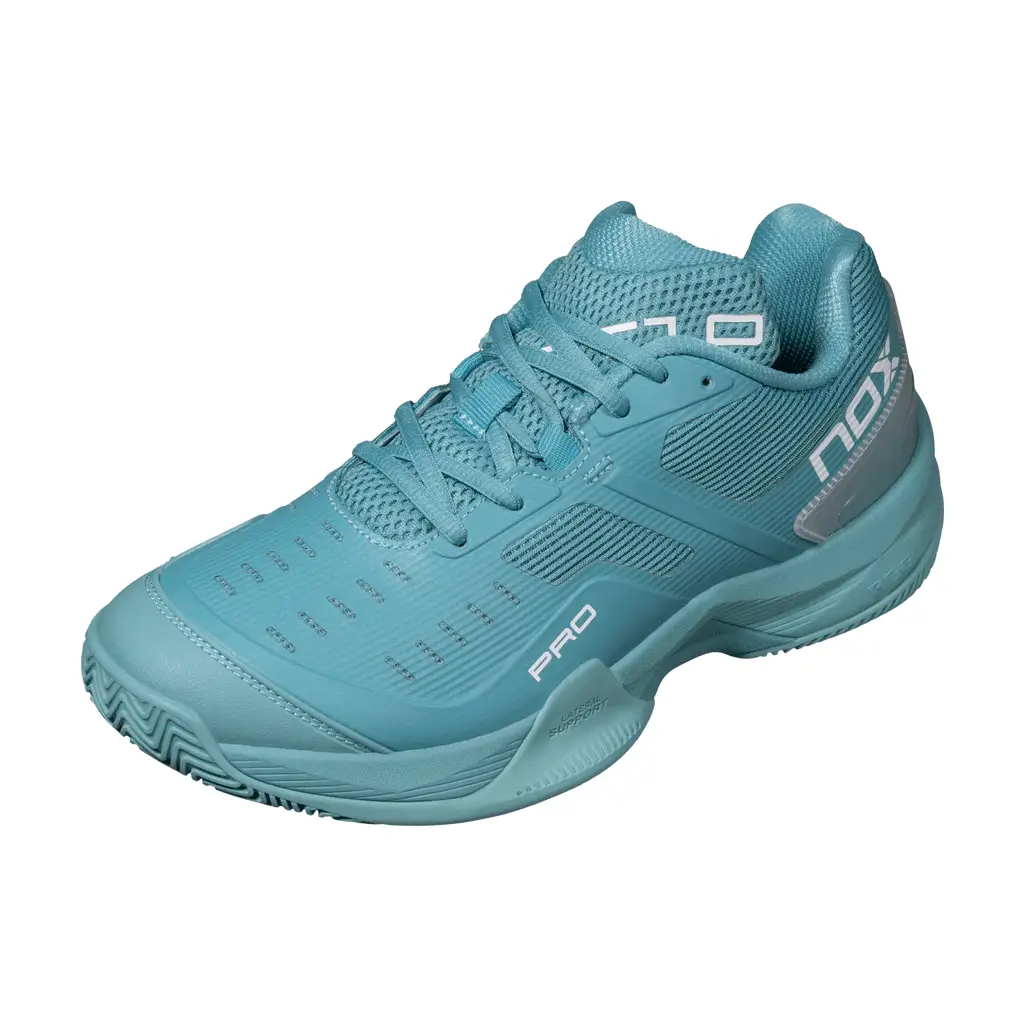 calzado de padel nox at10 pro turquoise white 2 Calzado de Pádel Nox AT10 Pro Turquoise/White