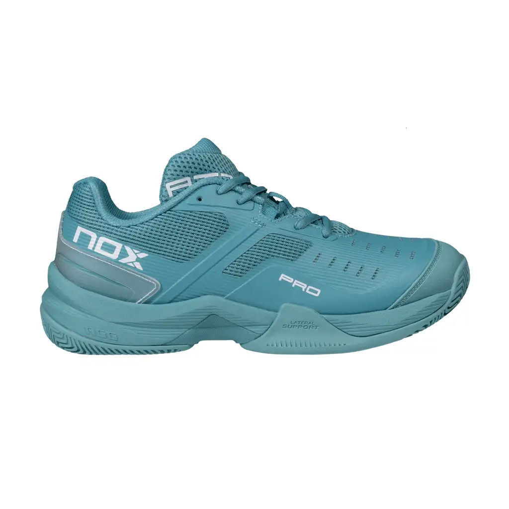 calzado de padel nox at10 pro turquoise white Calzado de Pádel Nox AT10 Pro Turquoise/White