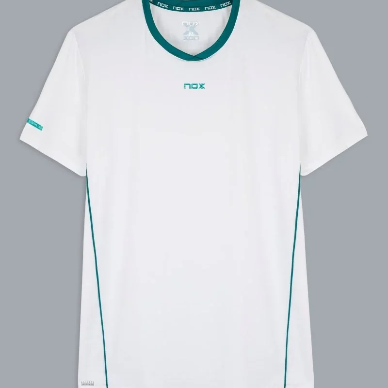 Camiseta para Hombre Nox Pro White/Ivy Green, vista frontal de la prenda