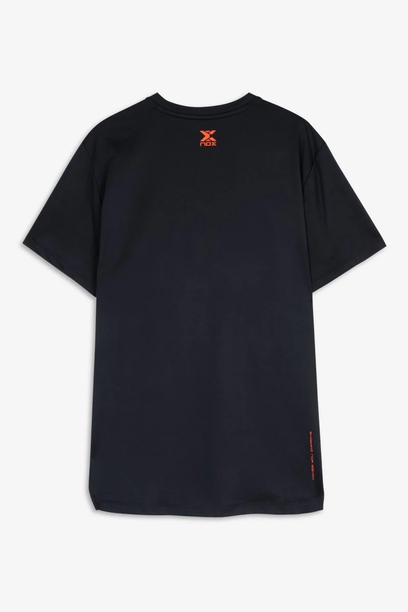 camiseta para hombre nox team black 2 Camiseta para Hombre Nox Team Black, vista trasera de la prenda
