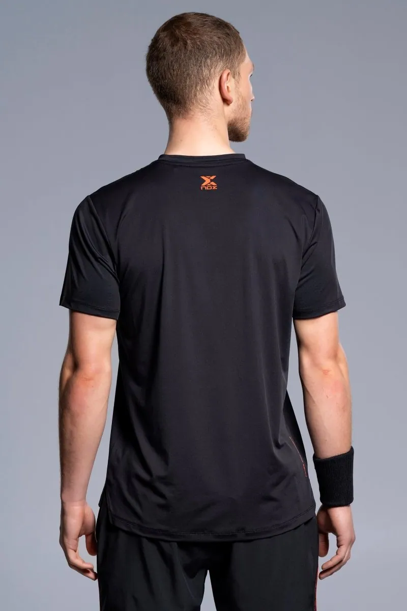 camiseta para hombre nox team black 4 Camiseta para Hombre Nox Team Black, vista trasera