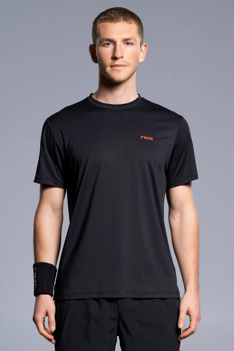 camiseta para hombre nox team black Camiseta para Hombre Nox Team Black, vista frontal