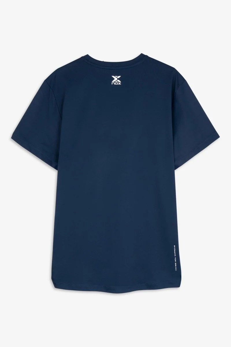 camiseta para hombre nox team navy blue 2 Camiseta para Hombre Nox Team Navy Blue, vista trasera de la prenda