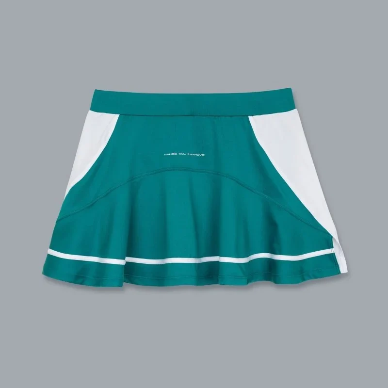 Falda para Mujer Nox Pro White/Ivy Green, vista frontal de la prenda