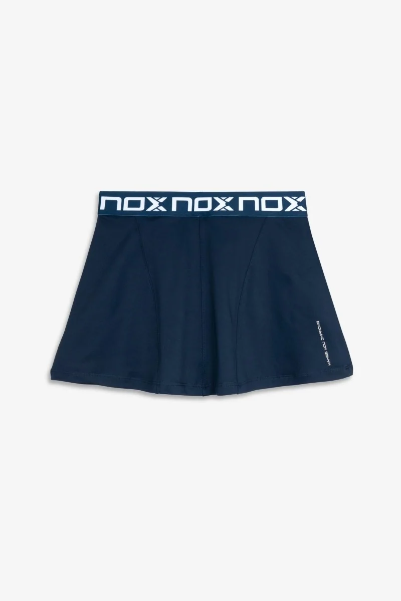 falda para mujer nox team navy blue 2 Falda para Mujer Nox Team Navy Blue, vista trasera de la prenda