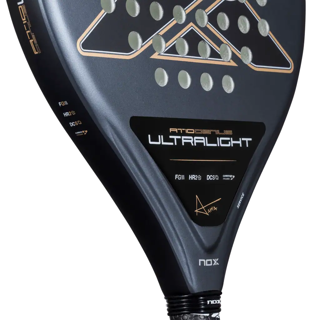 pala nox at10 genius ultra light 2026 5 Pala Nox AT10 Genius Ultra Light 2026, detalle del puente