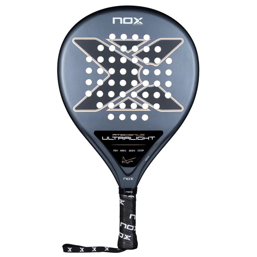 pala nox at10 genius ultra light 2026 Pala Nox AT10 Genius Ultra Light 2026, cara frontal
