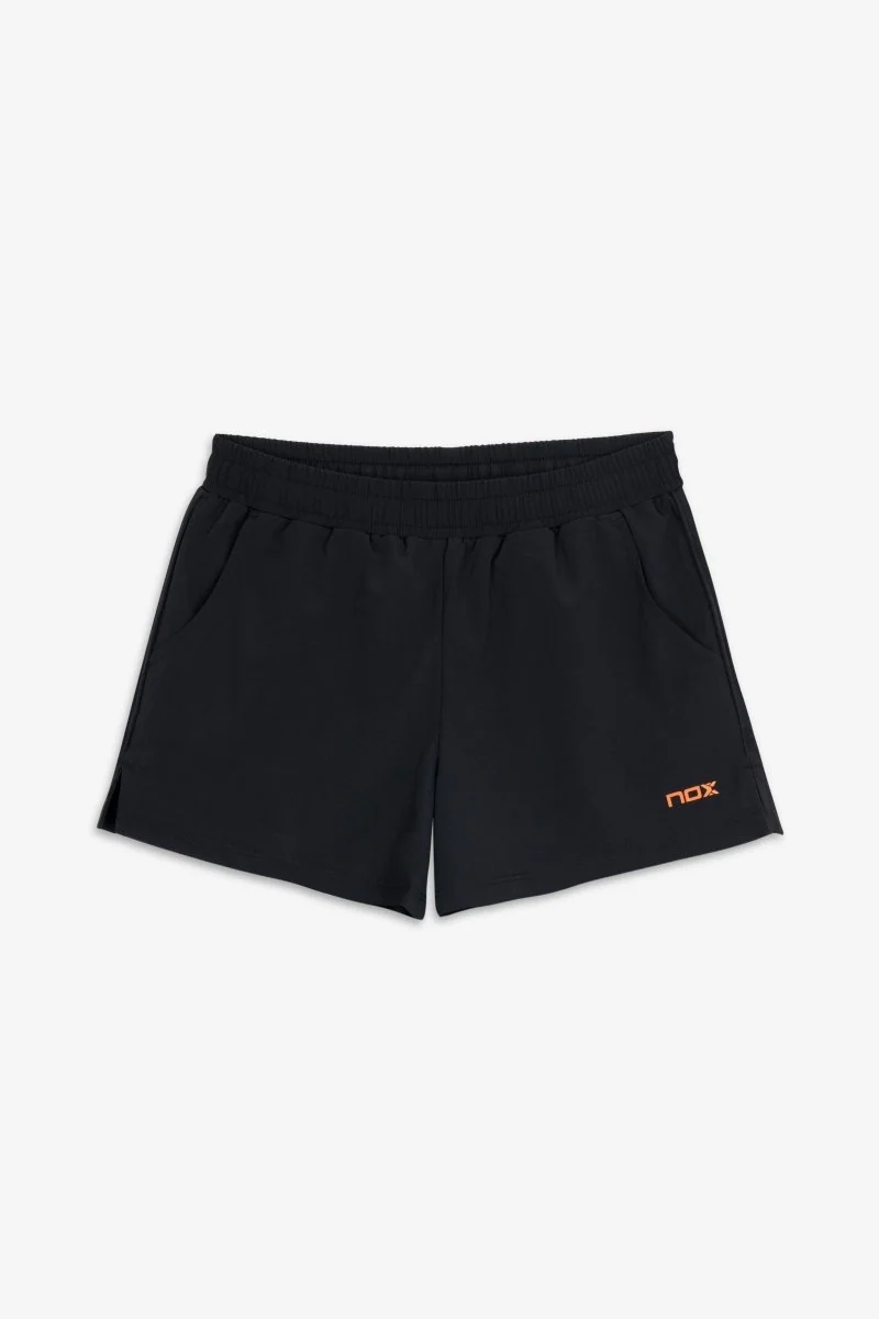 short para mujer nox team black 2 Short para Mujer Nox Team Black, vista trasera de la prenda