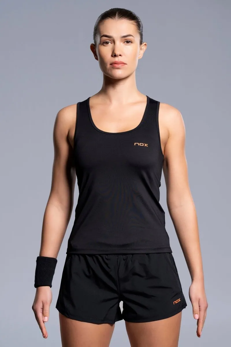 short para mujer nox team black Short para Mujer Nox Team Black, vista frontal